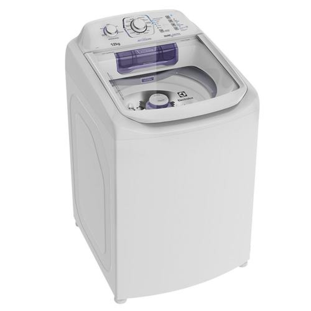 LAV ELECTROLUX 12 KG LAC12 COM DISPENSER AUTOLIMPANTE E CESTO INOX BCO