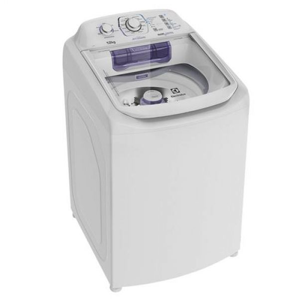 LAV ELECTROLUX 12 KG LAC12 COM DISPENSER AUTOLIMPANTE E CESTO INOX BCO