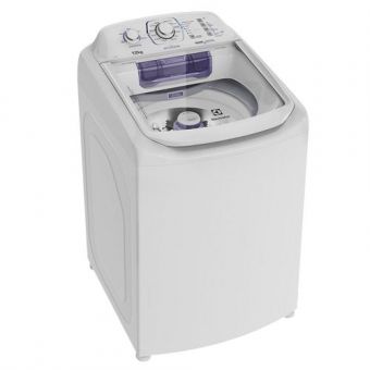 LAV ELECTROLUX 12 KG LAC12 COM DISPENSER AUTOLIMPANTE E CESTO INOX BCO